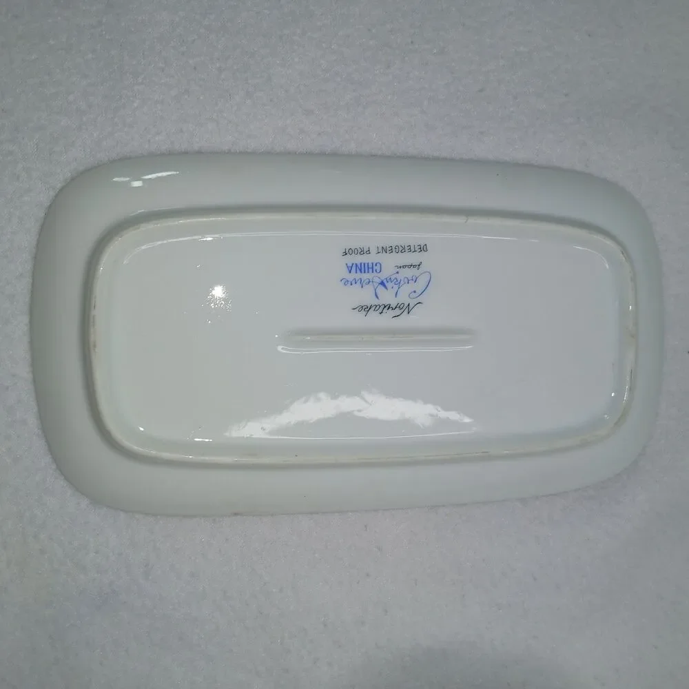 Noritake Wild Ivy Cook and Serve Covered Butter Dish Vintage Fine China